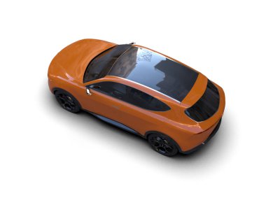 Beyaz arkaplandaki araba