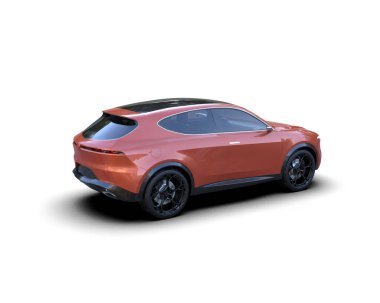 Araba sporları konsepti. 3d oluşturma