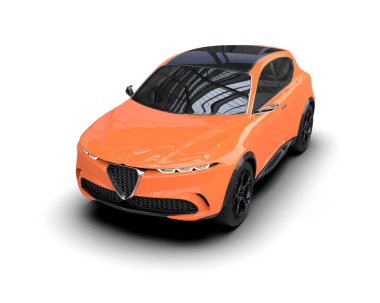 Daha az genel bir konsept arabanın 3 boyutlu çizimi