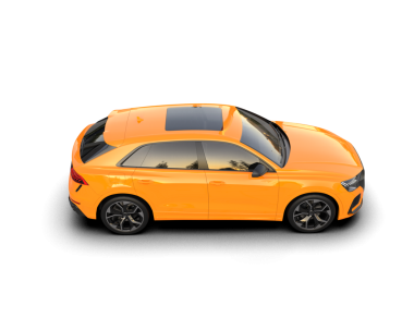 şeffaf arkaplan üzerinde modern SUV araba   