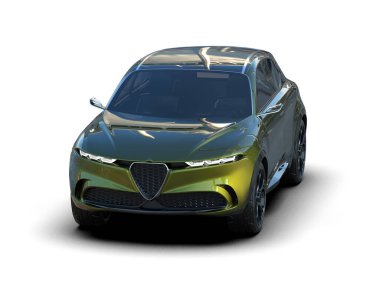 Tula Rusya. 0 3, 3 0 2 0 1: araba lüks. Beyaz arka planda izole edilmiş. 3 Boyutlu Hazırlama.