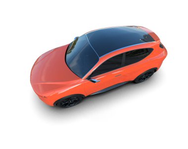 3 boyutlu bir araba.