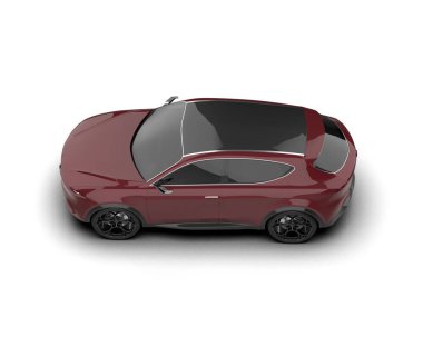 Modern bir arabanın 3 boyutlu tasarımı