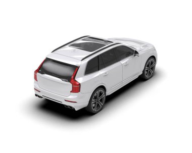 Arka planda modern araba