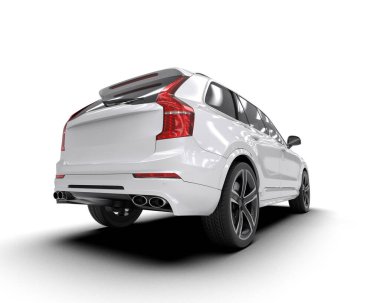 hafif bir arka plan üzerinde modern araç