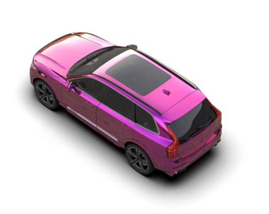 Bir arabanın 3 cg görüntüsü