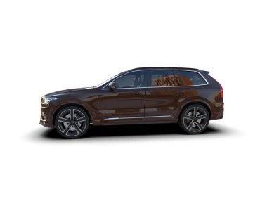 Lüks araba arka planda izole edildi