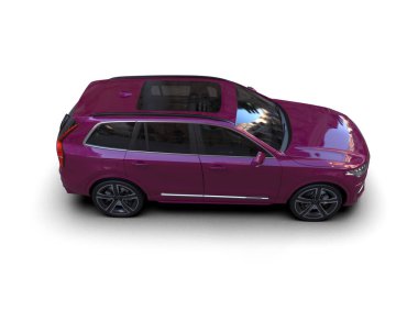 mor lüks araba - arka plan