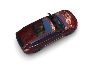 beyaz arkaplandaki araba