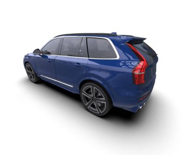 3 boyutlu bir SUV çizimi