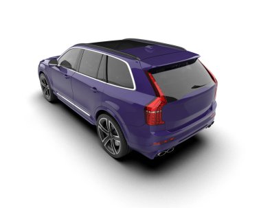 siyah lüks SUV araba