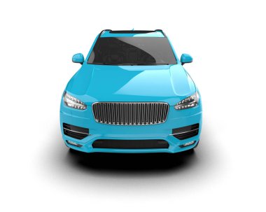 modern lüks araba beyaz üzerine