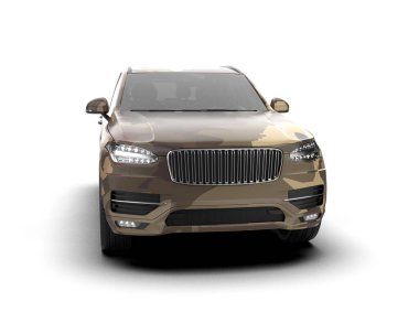 Lüks SUV arabası - 3 boyutlu illüstrasyon