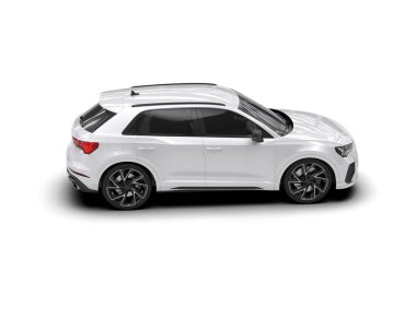 beyaz arkaplandaki araba