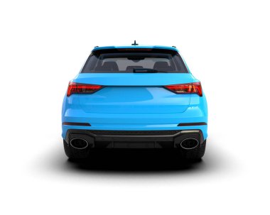 mavi SUV - ön görünüm