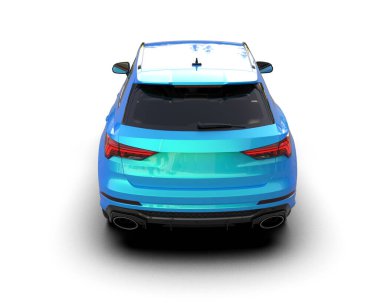 Mavi Modern spor araba