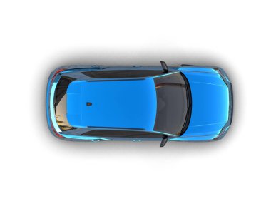 Beyaz arkaplandaki araba