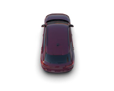 Beyaz arkaplandaki araba