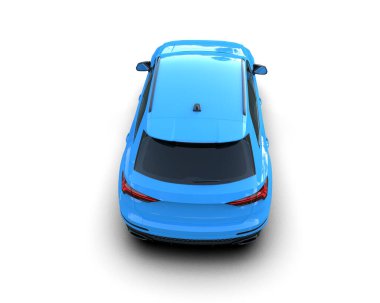 modern elektrikli araba - ön görünüm