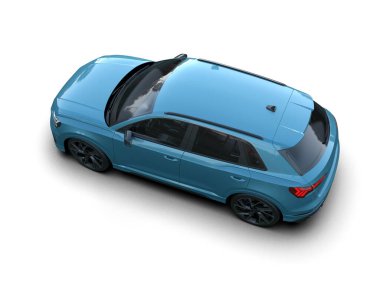 Bir arabanın 3 boyutlu görüntüsü