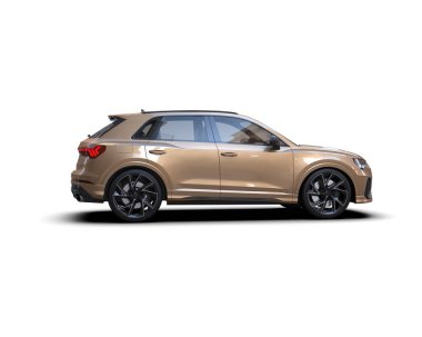 Araba arka planda izole. 3D illüstrasyon - yüksek kalite