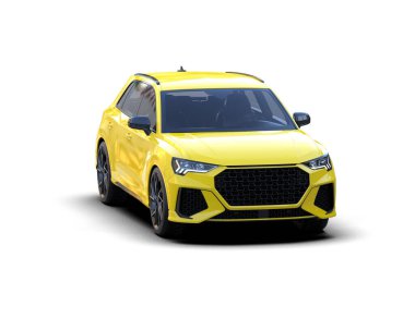 Daha az modern bir konsept arabanın 3 boyutlu tasarımı