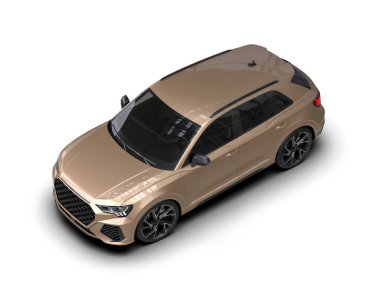 Daha az genel bir konsept arabanın 3 boyutlu çizimi