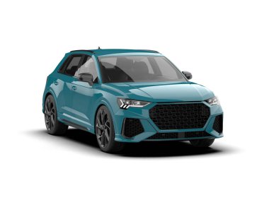 Tula, Rusya. Şubat 2 0, 2 0 0 0 0: audi x 2 0 0 0 0 2 mavi premium SUv. modern sedan izole