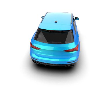 3 boyutlu bir araba.