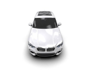 BMW arabasının gerçekçi 3 boyutlu görüntüsü. vektör
