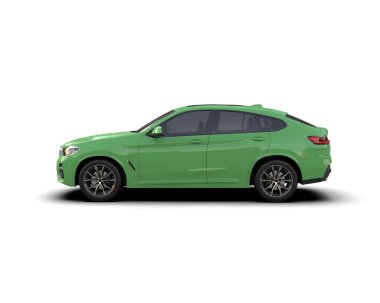 Beyaz arka planda araba sedanı..