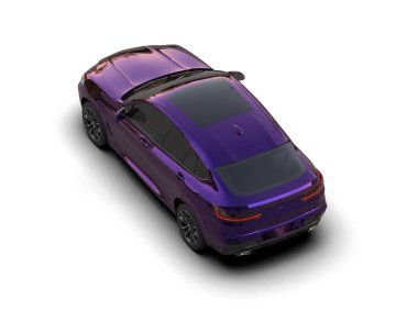 koyu mavi modern lüks spor araba