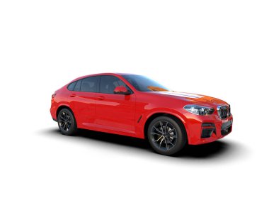 kırmızı lüks spor otomobil