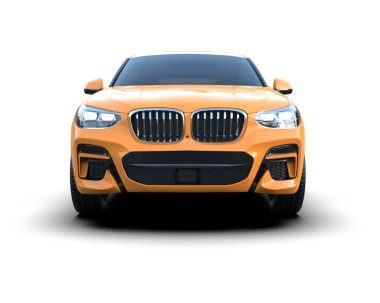 araba modern konsept 3d illüstrasyon