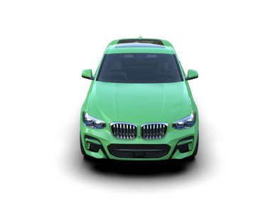 yeşil modern spor araba