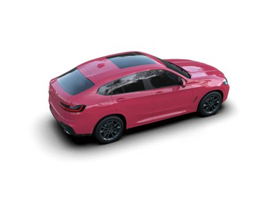 kırmızı spor araba - arka plan