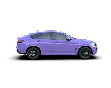 mor spor araba - arka plan