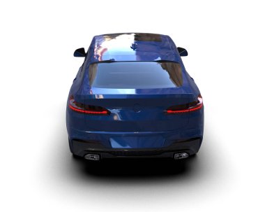 araba beyazda izole edildi