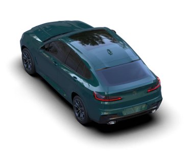 Lüks modern araba - 3D render