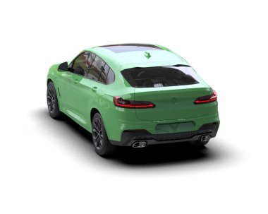 yeşil lüks spor araba