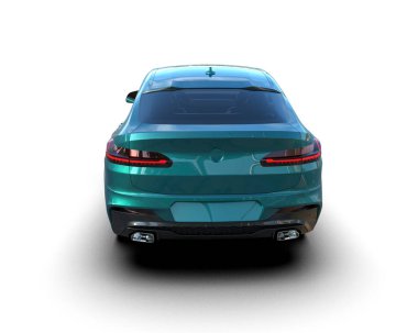 Daha az markalı bir SUV 'un 3 boyutlu çizimi