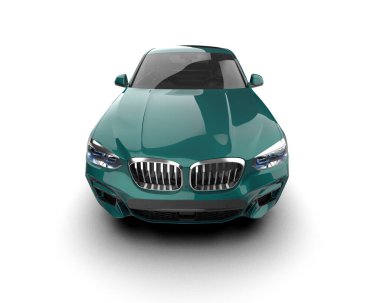 BMW bir arabanın 3 boyutlu görüntüsü