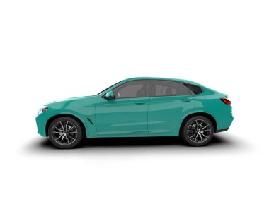 modern mavi spor araba - arka plan