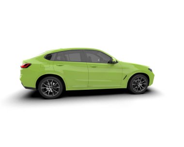 modern yeşil şehir arabası