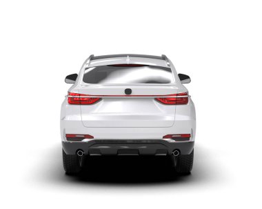 beyaz modern spor araba - arka plan