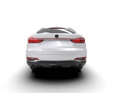 beyaz SUV - modern şehir görünümü