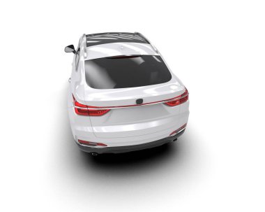 Siyah cip beyaz arkaplanda izole edildi