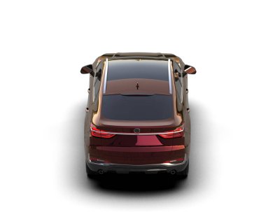 Arkasında siyah pankart olan araba.