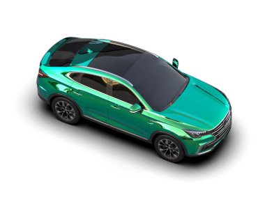 araba premium ailesi 3 boyutlu görüntü izole etti