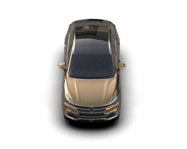 lüks araba beyaz zemin üzerine